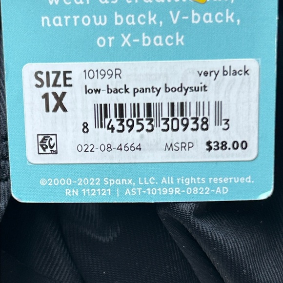 NWT Spanx Assets Low Back Cupped Shaping Bodysuit - Picture 5 of 12